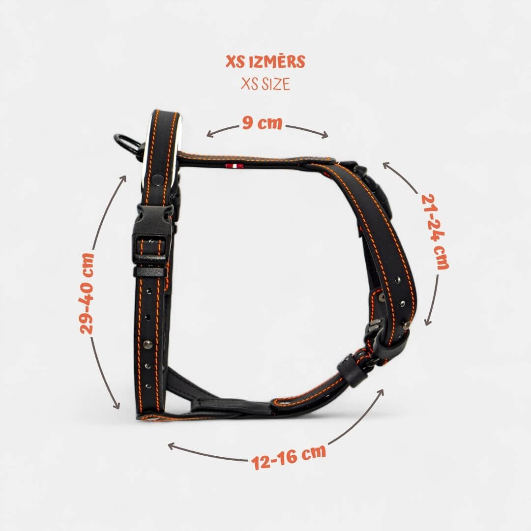 EasyFit anatomiski pareizi - ūdensdroši iemaukti suņiem - Melni