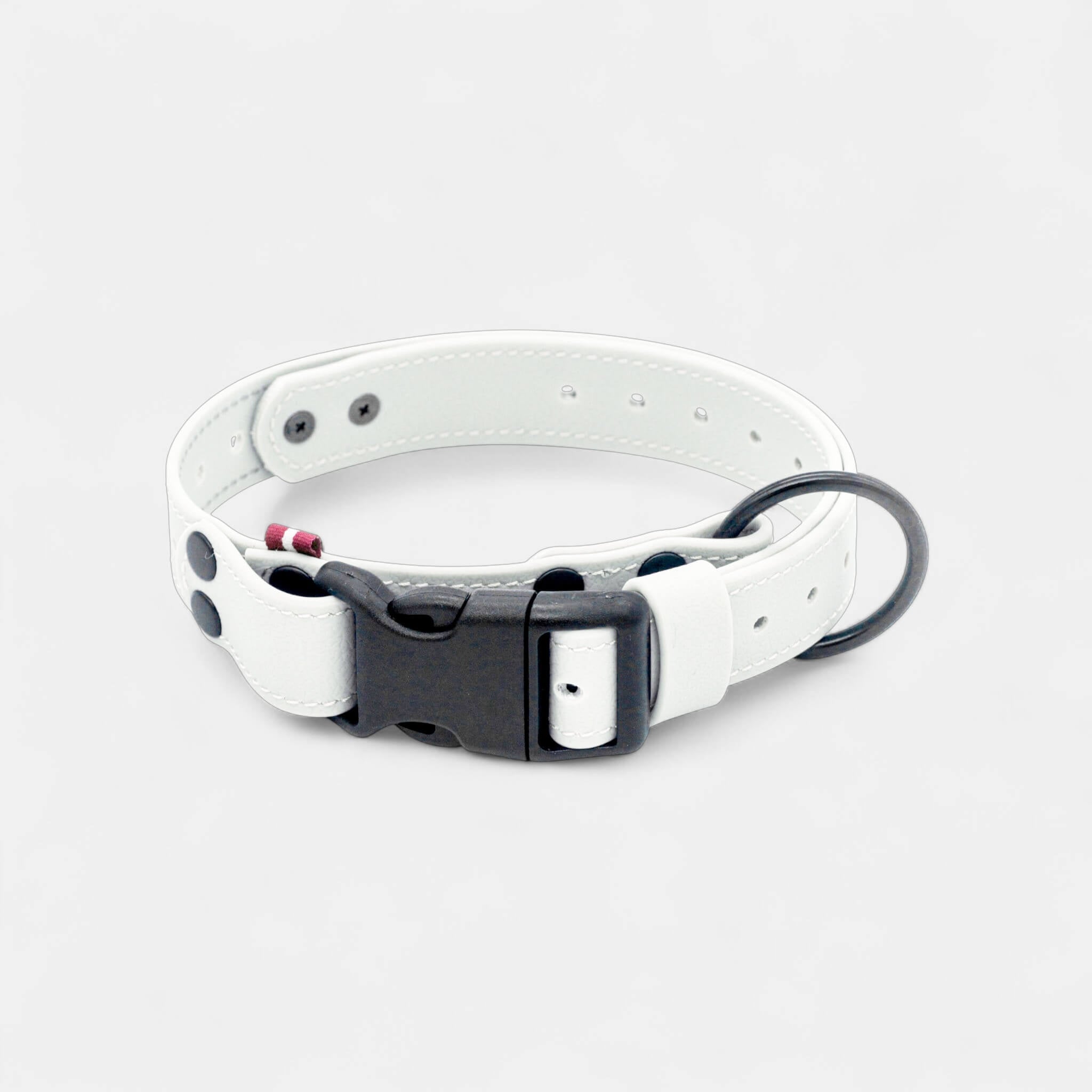 EasyFit waterproof collar for dogs - White