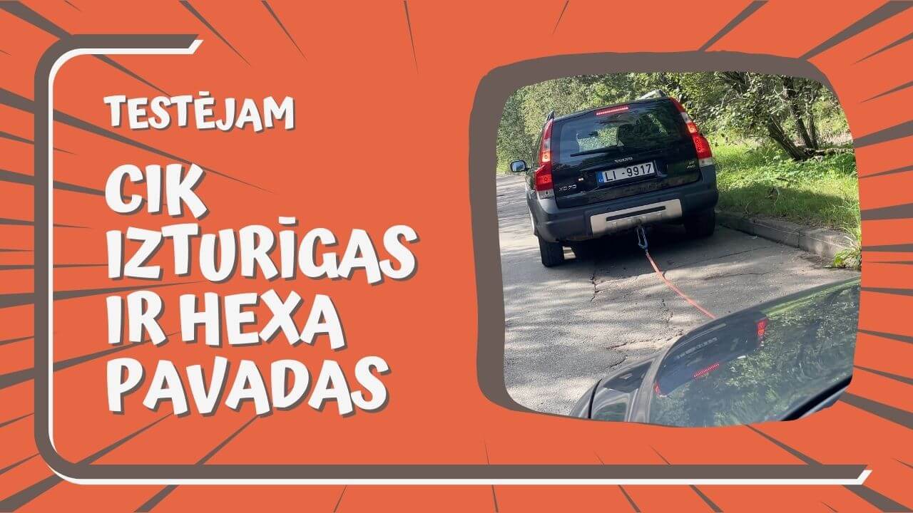 Hexa pavadas izturības tests - ObiDog