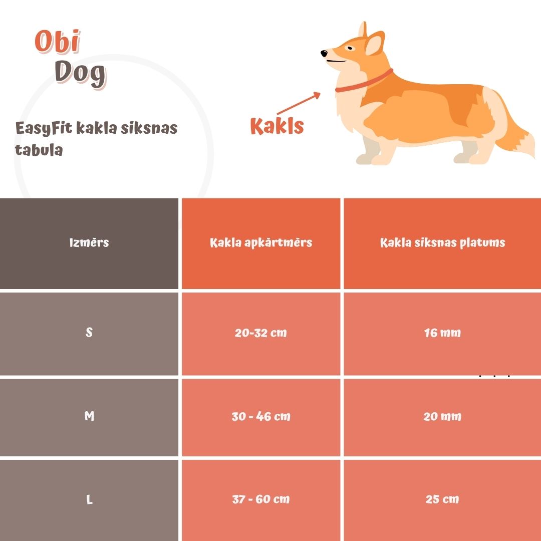 EasyFit ūdensdroša kakla siksna suņiem - Melna