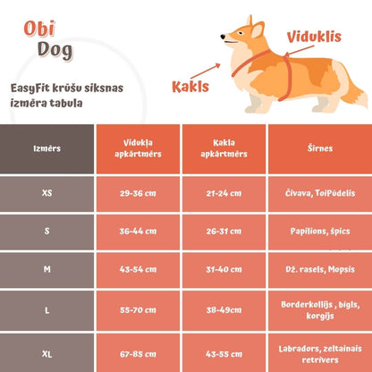 EasyFit anatomisesti oikeat – vedenpitävät koiravaljaat – Salaatinvihreä