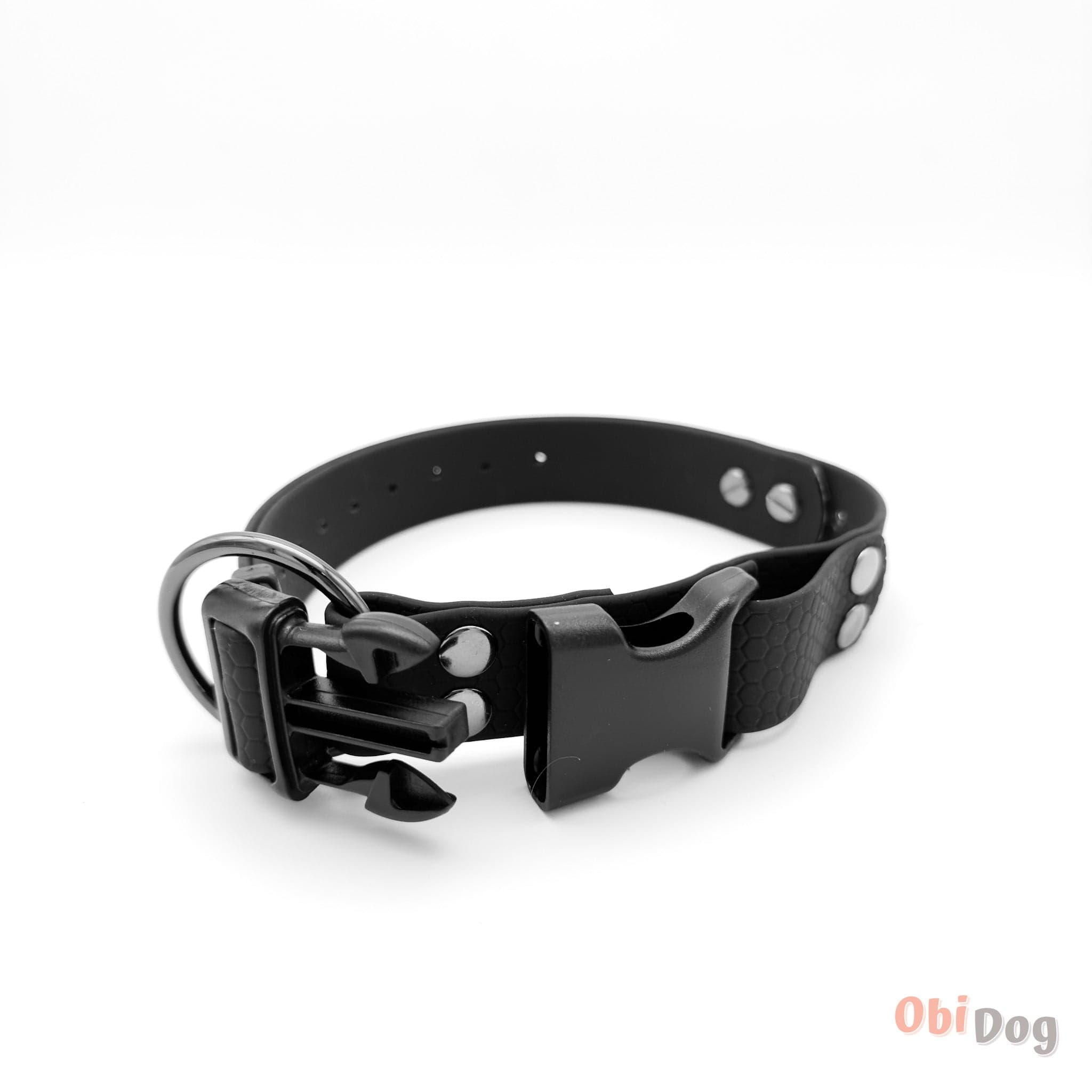 Hexa kaklasiksna suņiem - Melna