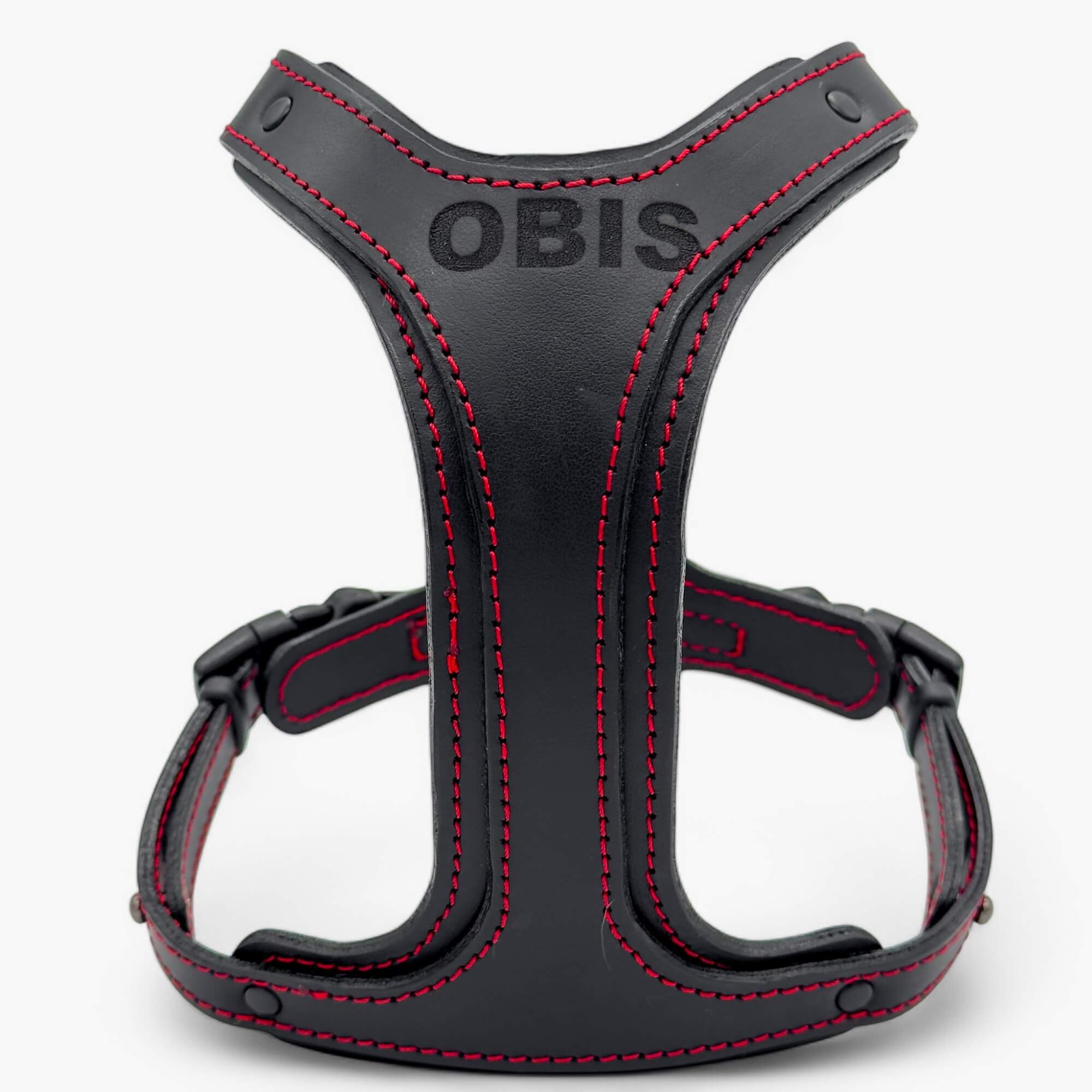 Obi-luxe leather dog harness