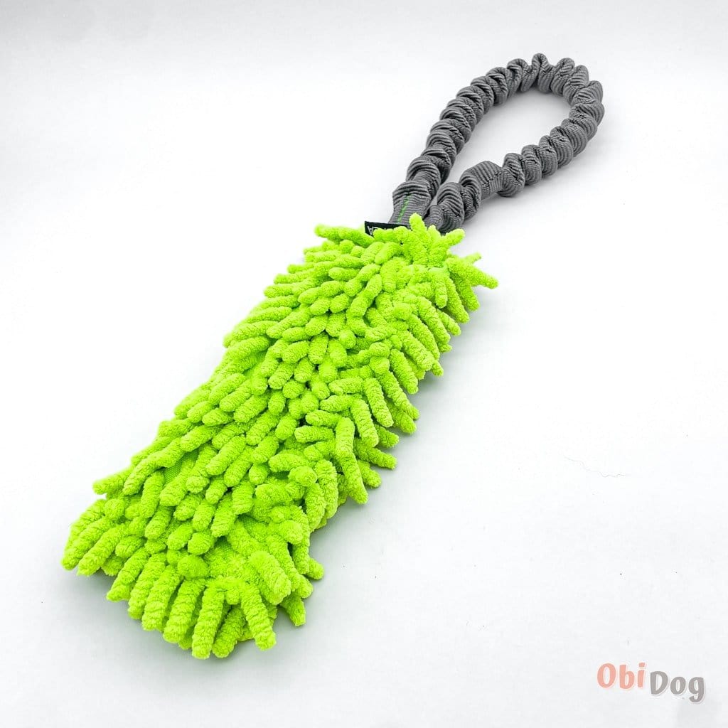 Rumla rotaļlieta suņiem ar mopu un amortizējošu rokturi - ObiDog