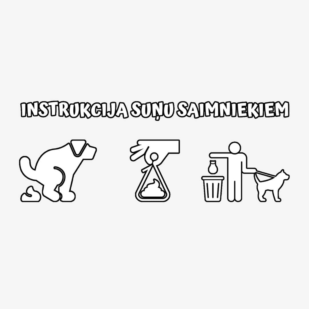 T-krekls - instrukcija suņu saimniekiem - ObiDog